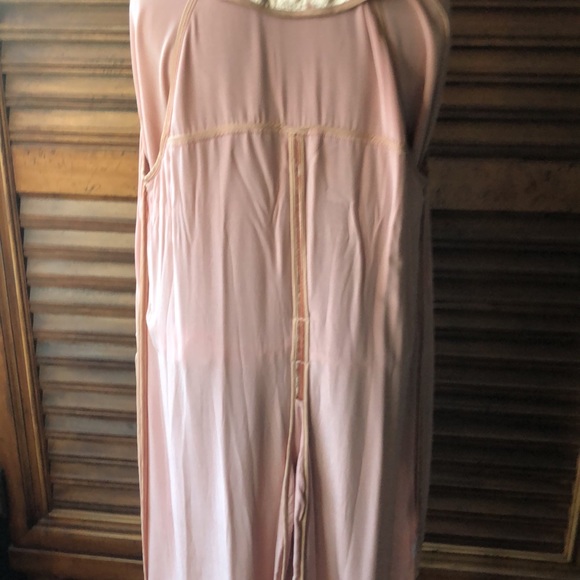 ALC Peach Velvet mid length trench coat - Picture 7 of 9